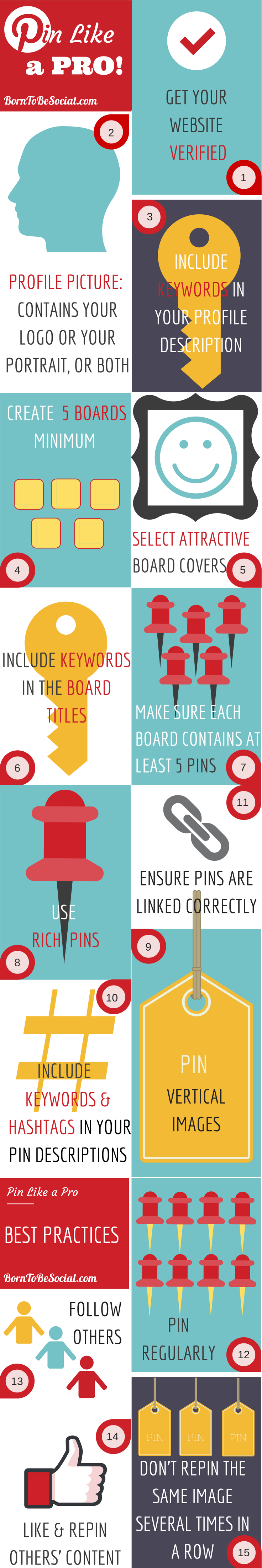 Pin Like a Pro! - 15 Practical Tips To Get Started [Infographic]